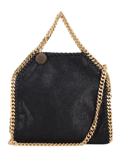 Stella Mccartney Falabella Tiny Tote Bag In Black