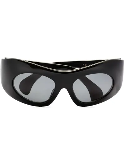 Port Tanger Ruh Mask-frame Sunglasses In Black