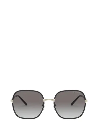 Prada Eyewear Square Frame Sunglasses In Black