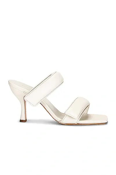 Gia Borghini Gia X Pernille Teisbaek Perni 03 Leather Sandals In Grey