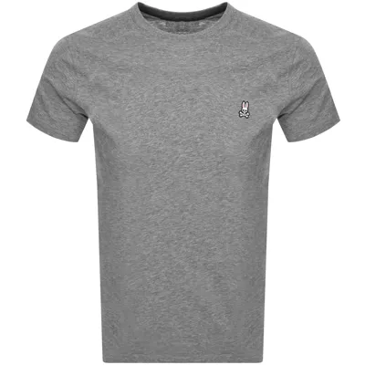 Psycho Bunny Classic Crew Neck T Shirt Grey