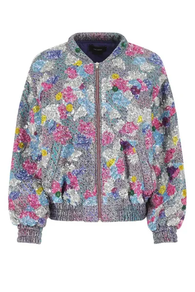 Isabel Marant Sequinned Zip In Multicolor