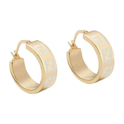 Fendi Forever  Earrings In Or