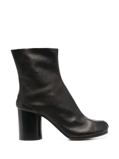 Maison Margiela Tabi 80mm Ankle Boots In Black