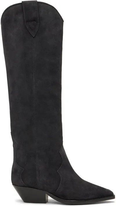 Isabel Marant Black Denvee Boots In Fk