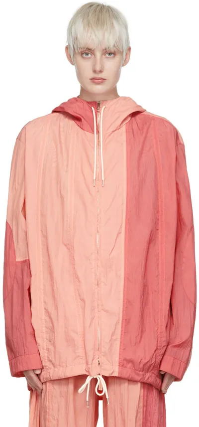 Stella Mccartney Pink Nylon Jacket In 5603 Pink Salt