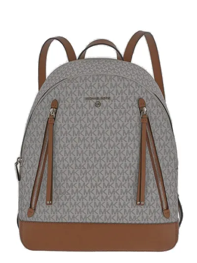 Michael Michael Kors Brooklyn Backpack In Vanillaacrn