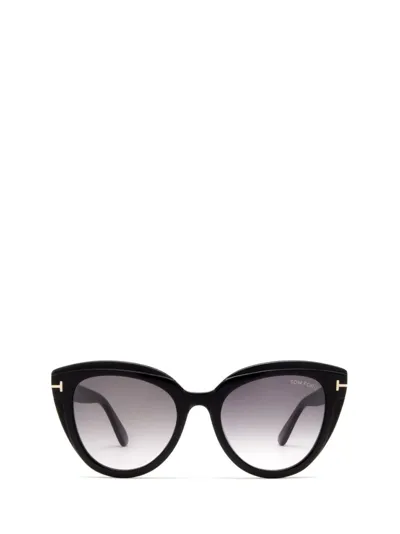 Tom Ford Eyewear Cara Cat In Black