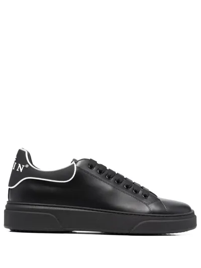 Philipp Plein Big Bang Low-top Sneakers In Black