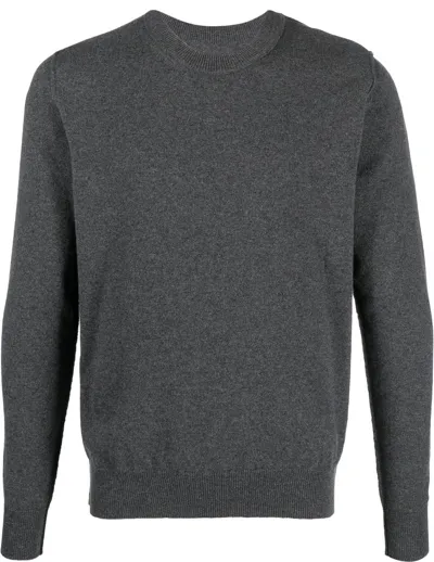 Maison Margiela Cashmere Crew-neck Jumper In Grey