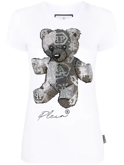 Philipp Plein Graphic-print Short-sleeve T-shirt In Weiss