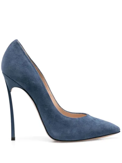 Casadei Blade 115mm Pumps In Blue