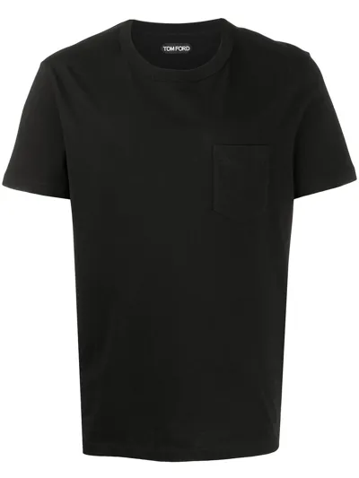 Tom Ford Men's Black Cotton T-shirt