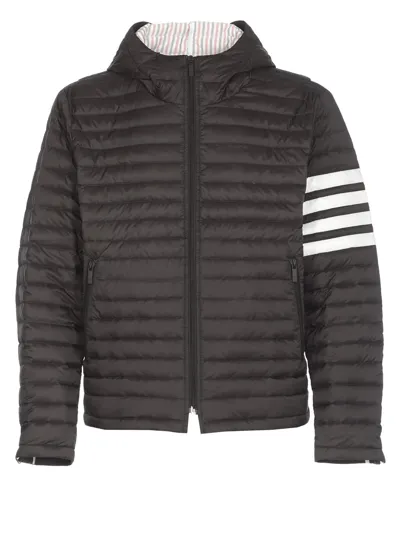 Thom Browne Quilted Down Jacket In Black