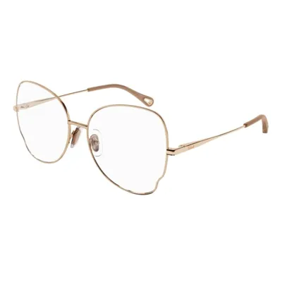 Chloé Ch0098o006 Glasses In Oro Rosato