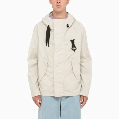 Moncler Genius Beige Field Jacket Printed At Back