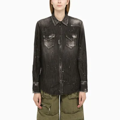 Dsquared2 Black Casual Shirt