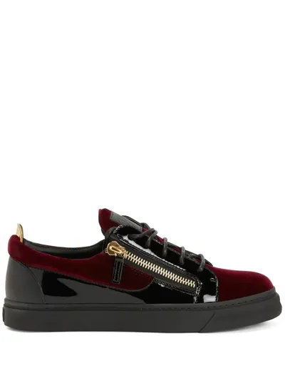 Giuseppe Zanotti Frankie Low-top Sneakers In Red