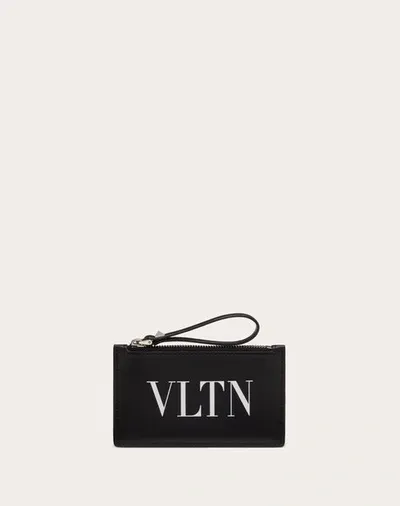 Valentino Garavani Vltn Cardholder In Black/white