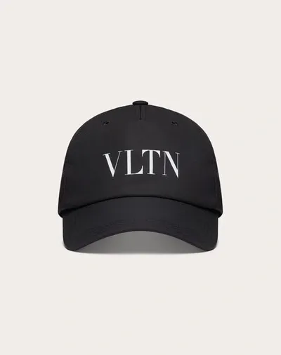 Valentino Garavani Vltn Logo Baseball Cap In Black/white