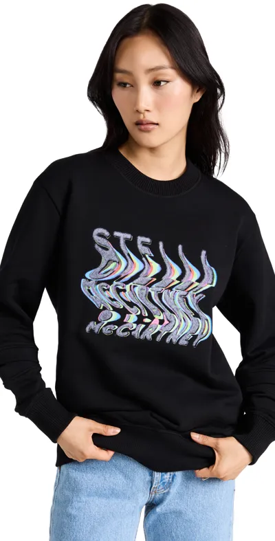 Stella Mccartney Scoop-neck Cotton-jersey Sweatshirt In New