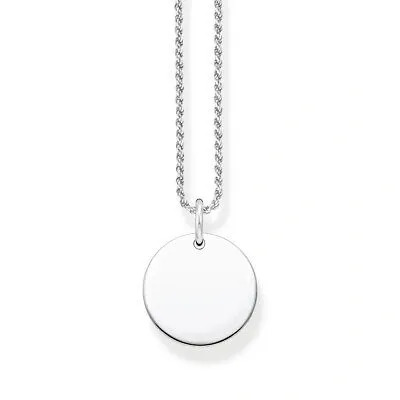 Pre-owned Thomas Sabo Ke2133-001-21 Halskette Mit Anhänger Damen Coin Sterlingsilber 50...