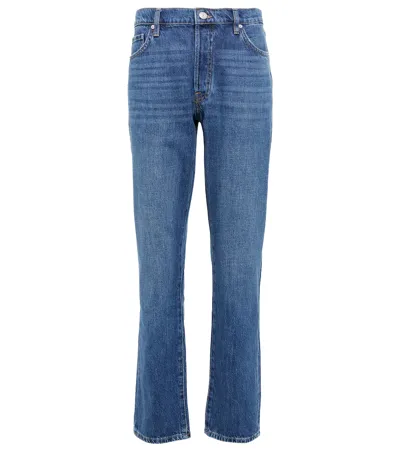 Frame Le Slouch Mid-rise Straight Jeans In Marsa