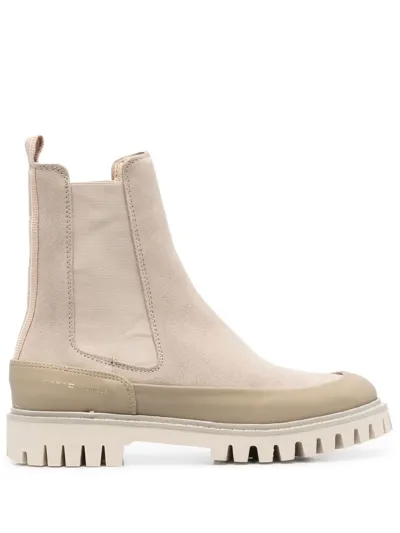 Tommy Hilfiger Modern Varsity Chelsea Boots In Neutrals