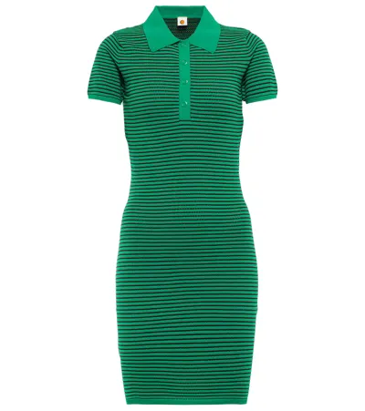 Tropic Of C Sierra Striped Minidress In Green Stripe