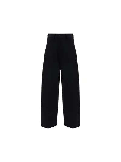 Balenciaga Baggy Tailored Trousers In Black