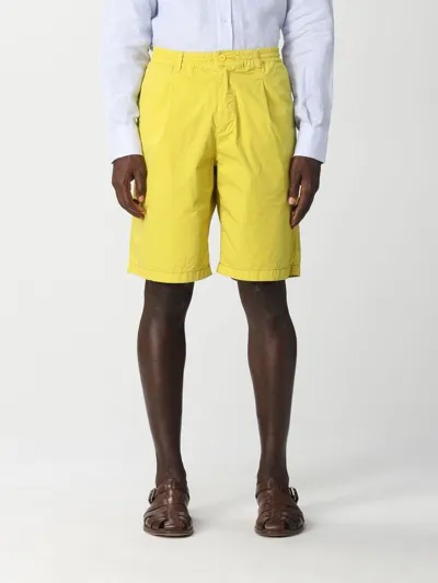 Paura Harrison Pleat-detail Short In Yellow