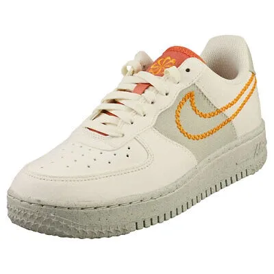 Pre-owned Nike Air Force 1 07 Low Damen Coconut Milk Light Curry Sneaker Mode