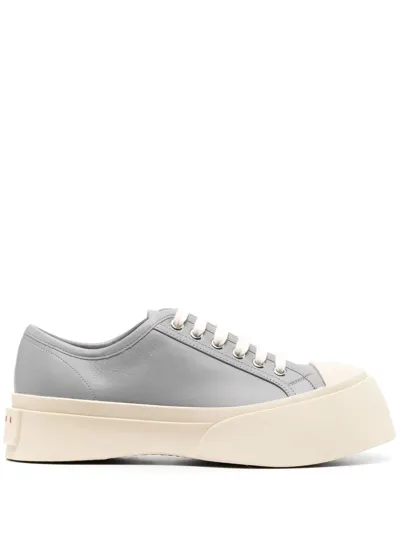 Marni Low-top Lace-up Sneakers In 00n34 Grey