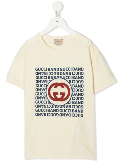 Gucci Kids' Logo-print Cotton T-shirt