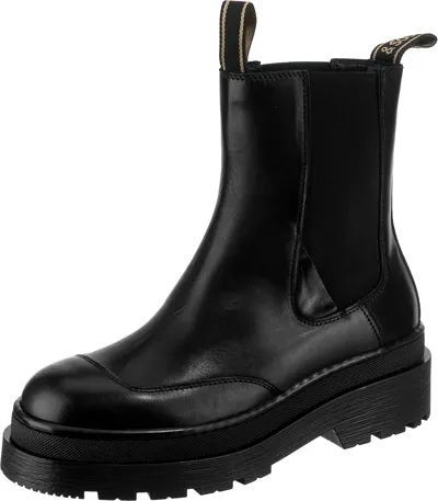 Pre-owned Scotch & Soda Neu  Aubri Chelsea Boots 20907361 Für Damen Schwarz