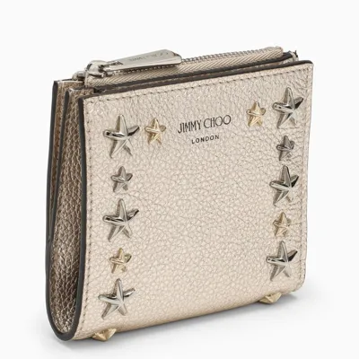 Jimmy Choo Bifold Wallet With Gold-colour Coin Purse In Metal