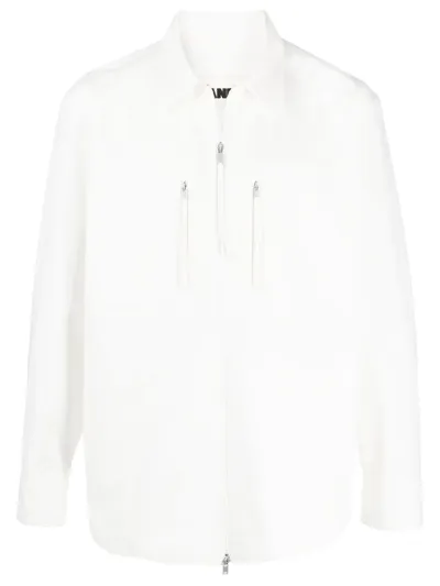 Jil Sander Button Up Shirt In White