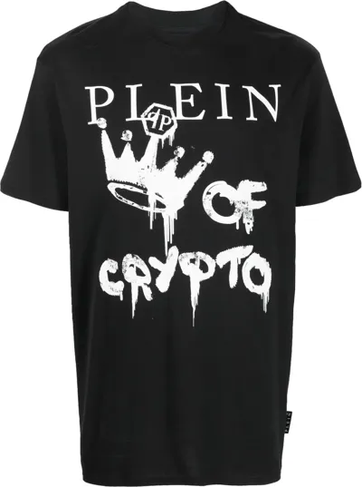 Philipp Plein Graphic-print Short-sleeve T-shirt In Black