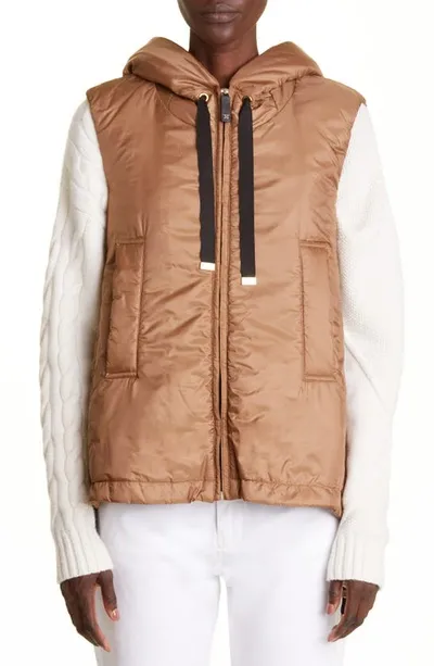 Max Mara Greengo Waterproof Hooded Padded Vest