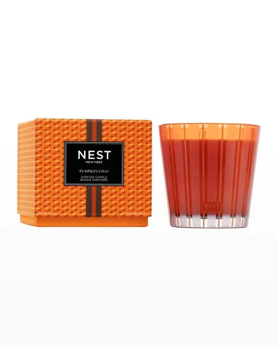 Nest New York Pumpkin Chai 3 Wick Candle, 21.2 Oz./ 600 G