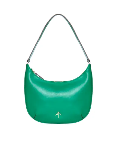 Manu Atelier Shoulder Bag In Verde