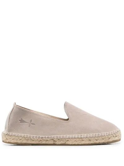 Manebi Espadrilles Hamptons Vintage In Suede In Beige