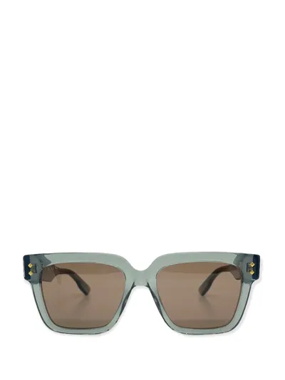 Gucci Eyewear Square Frame Sunglasses In Green