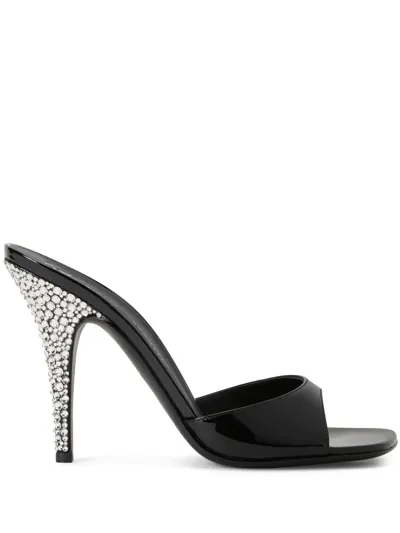 Giuseppe Zanotti Marthe Crystal In Black