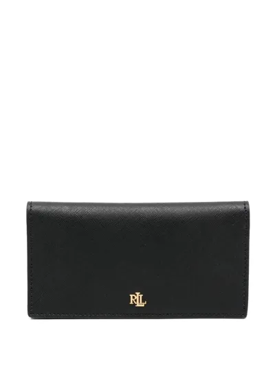 Lauren Ralph Lauren Medium Slim Wallet In 黑色