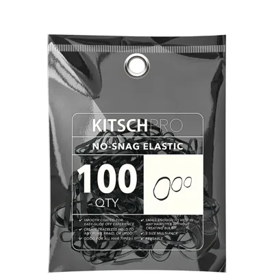 Kitsch No-snag Elastics (various Colours) - Black