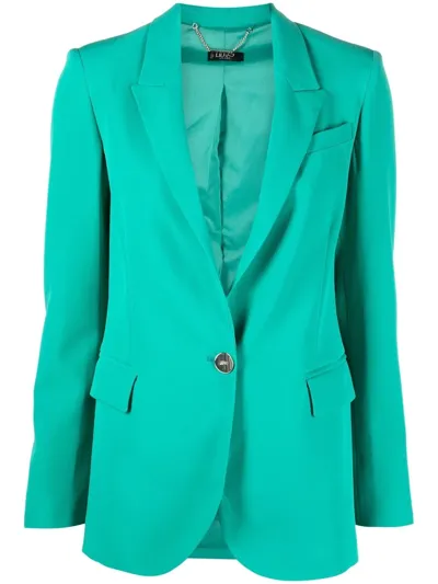 Liu •jo Liu Jo Woman's  Green Fabric Single-breasted Blazer