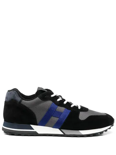 Hogan H383 Running Sneakers In Blue