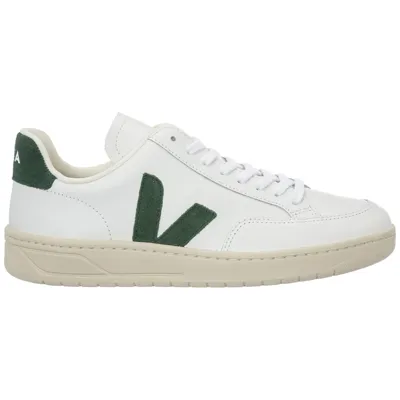 Pre-owned Veja Sneaker Herren V-12 Xd0202336b Extra White - Cyprus Leder Logo Schuhe