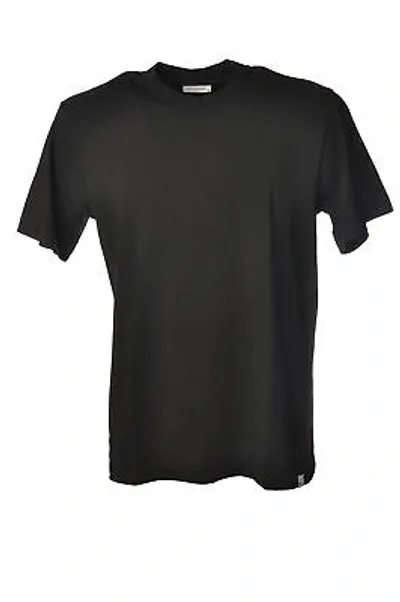 Pre-owned Paolo Pecora Uomo T-shirt Manica Corta Nero 13289